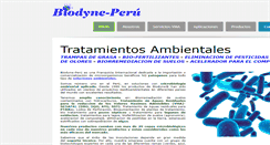 Desktop Screenshot of biodyne-peru.com